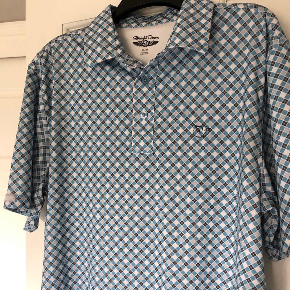 Straight down golf shirt